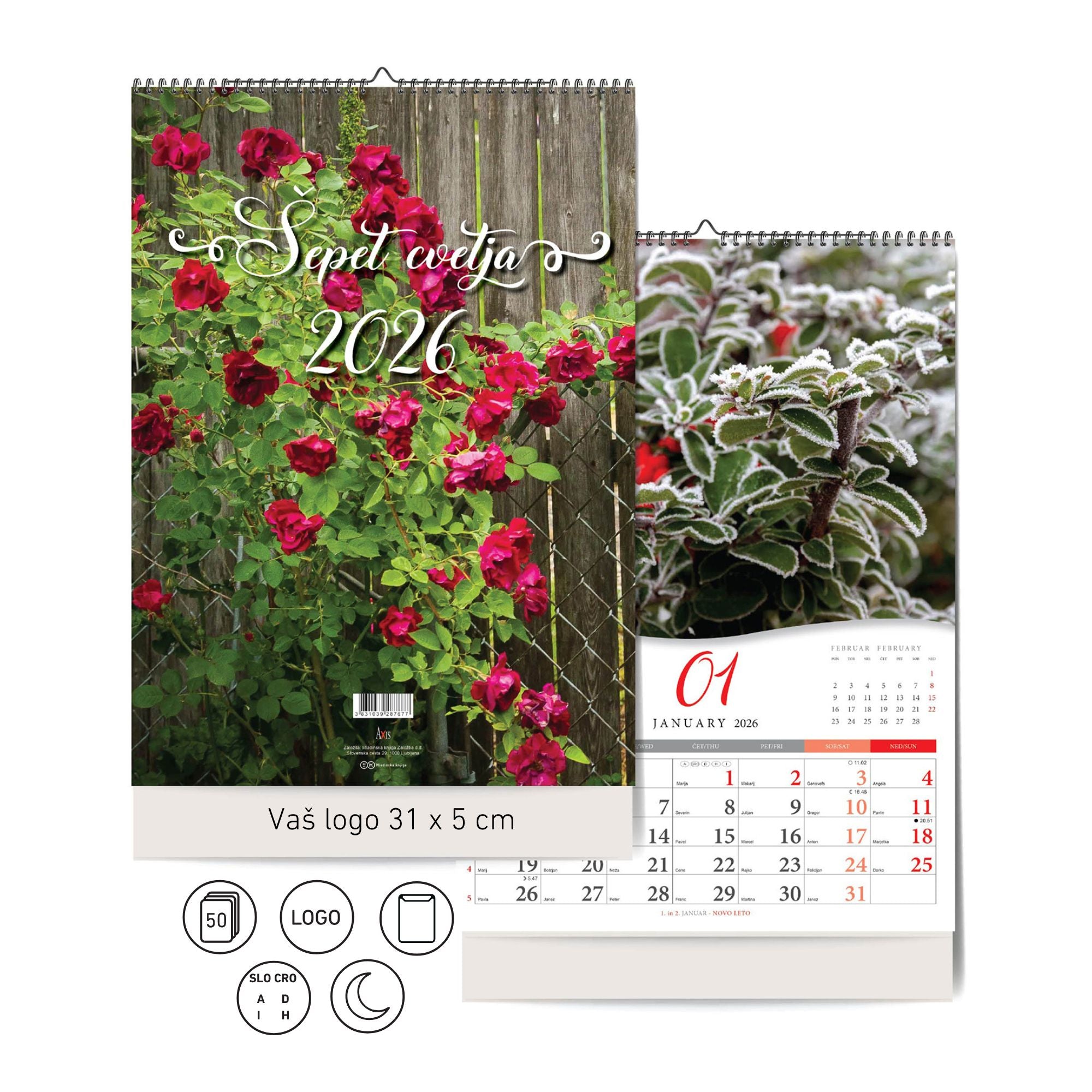 Koledar Šepet cvetja