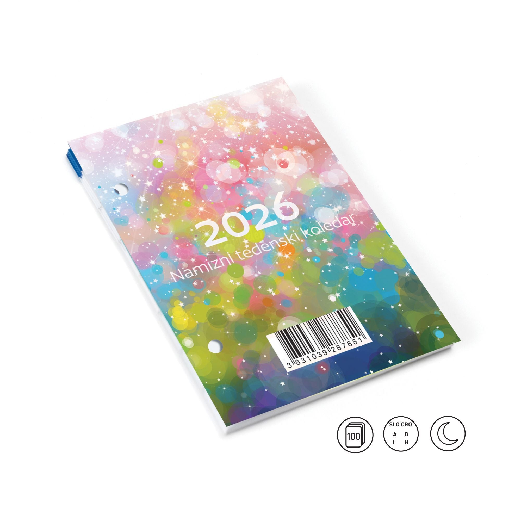 Vložni blok za tedenski koledar