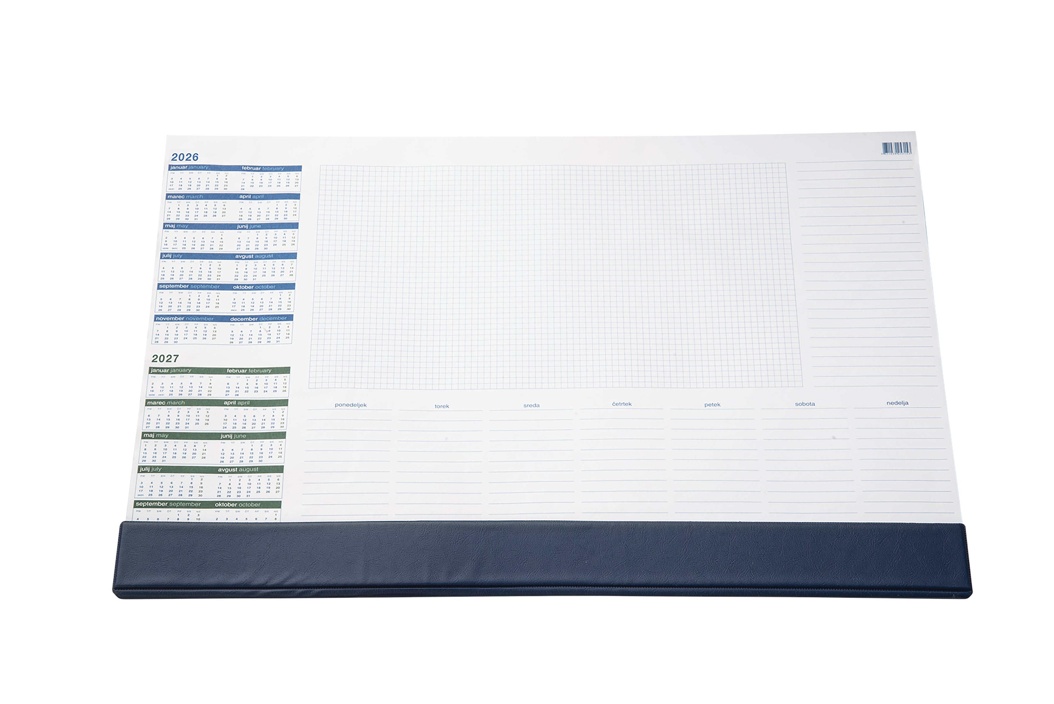 Namizna podloga - koledar 2026/2027