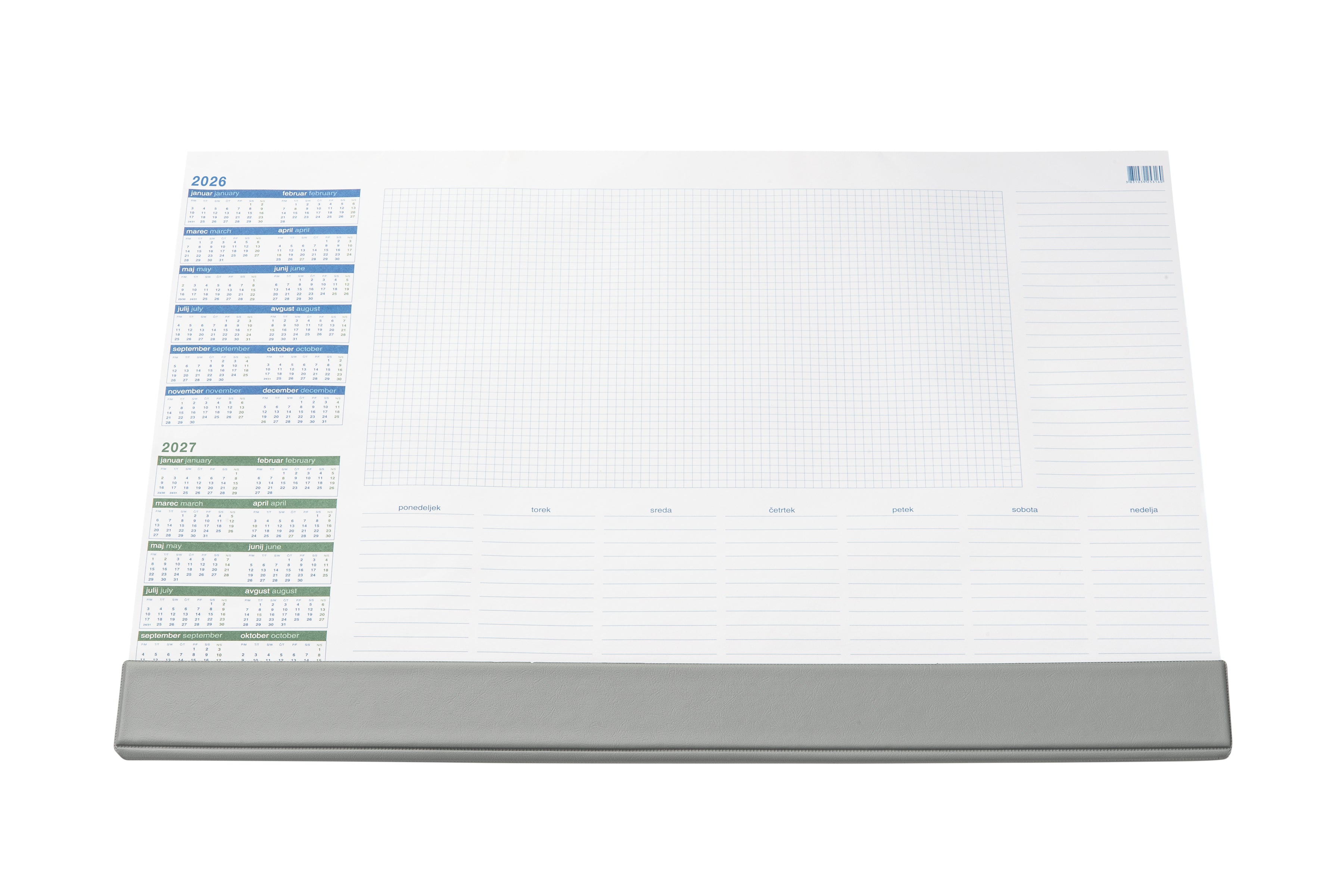 Namizna podloga - koledar 2026/2027