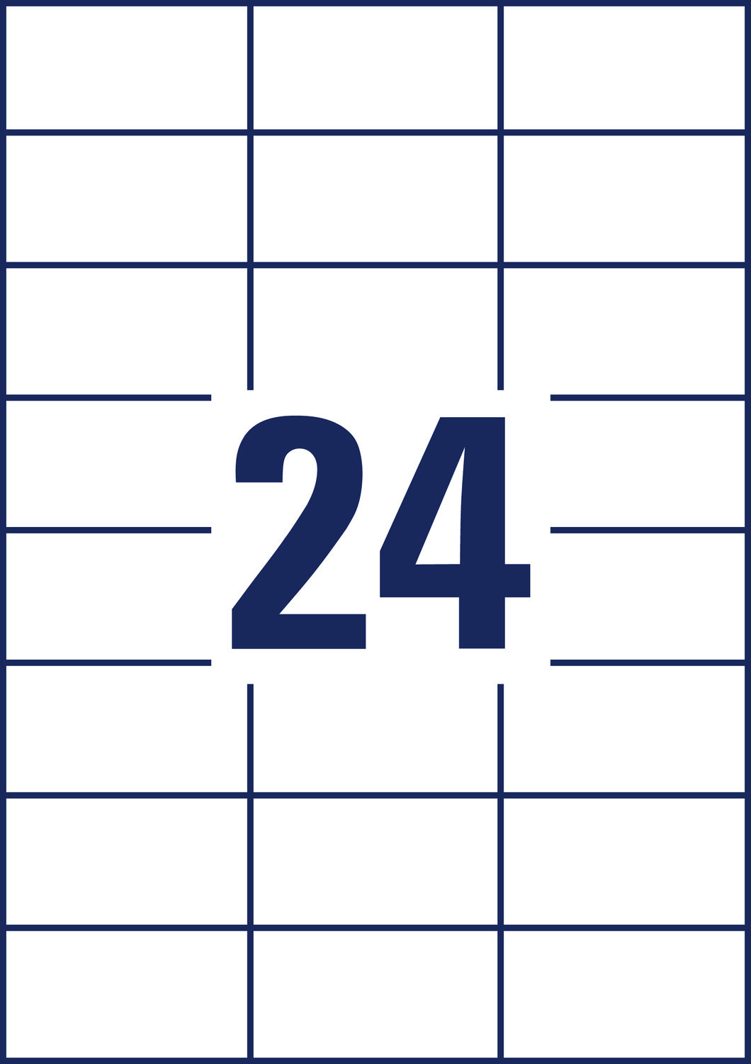 Etikete poliestrske bele zelo odporne Avery Zweckform L4718-20, 70 x 37 mm