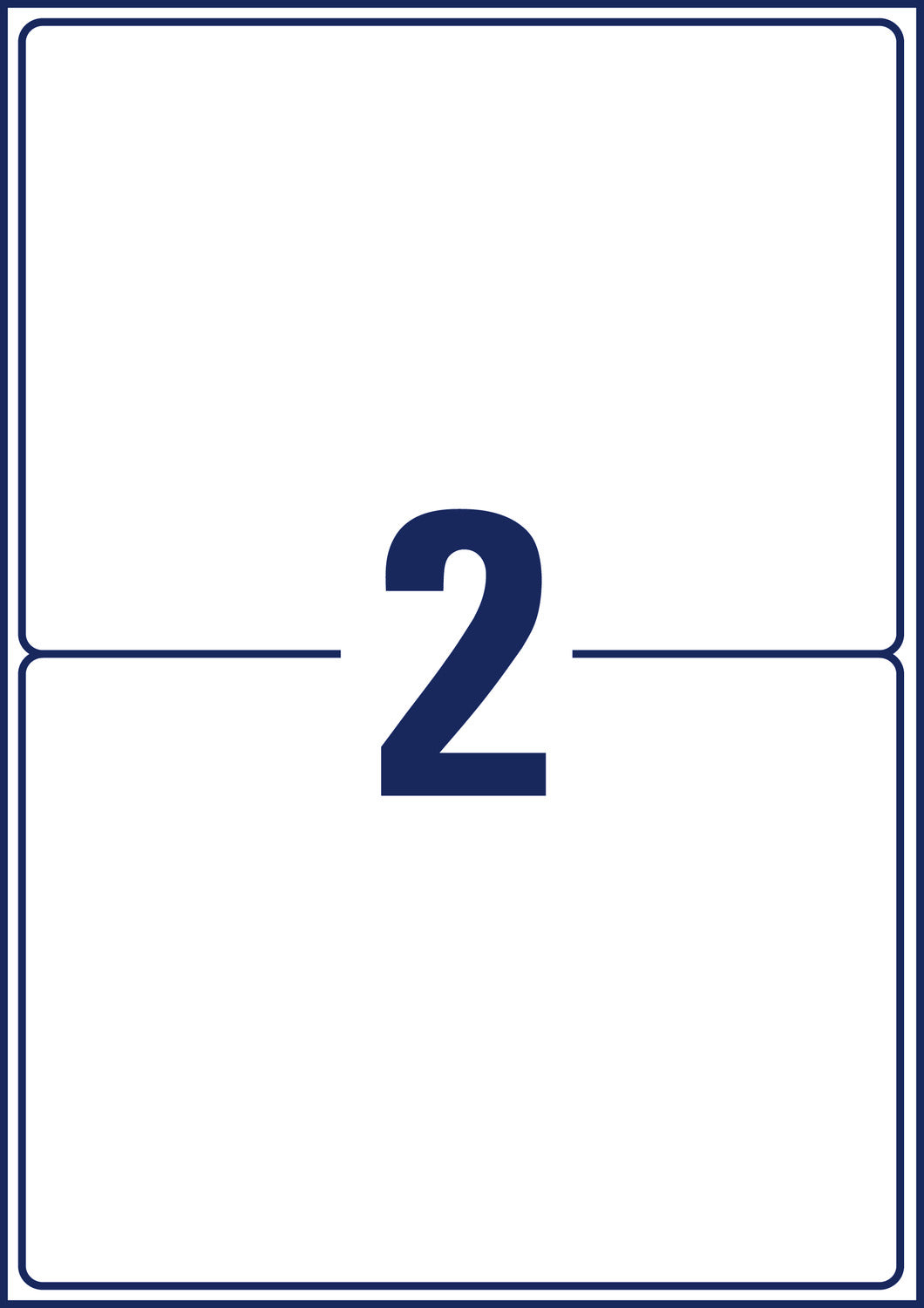 Etikete papirne bele univerzalne odstranljive Avery Zweckform L4734REV, 199,6 x 143,5 mm