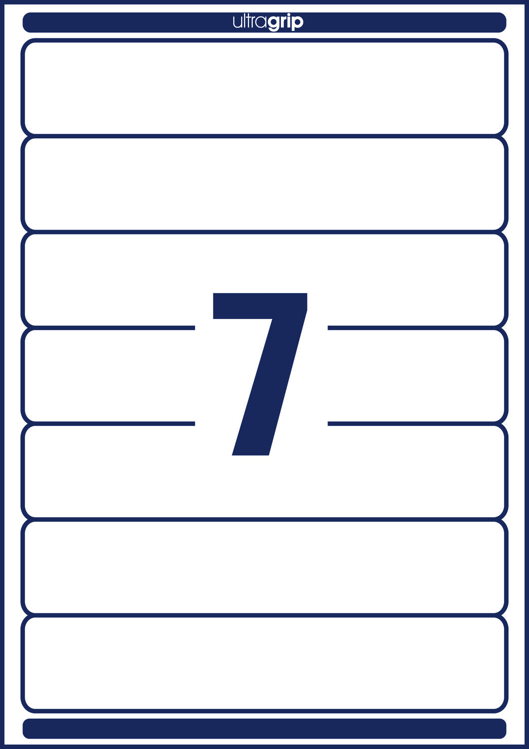 Etikete papirne bele prekrivne za ozke registratorje Avery Zweckform L4760, 192 x 38 mm