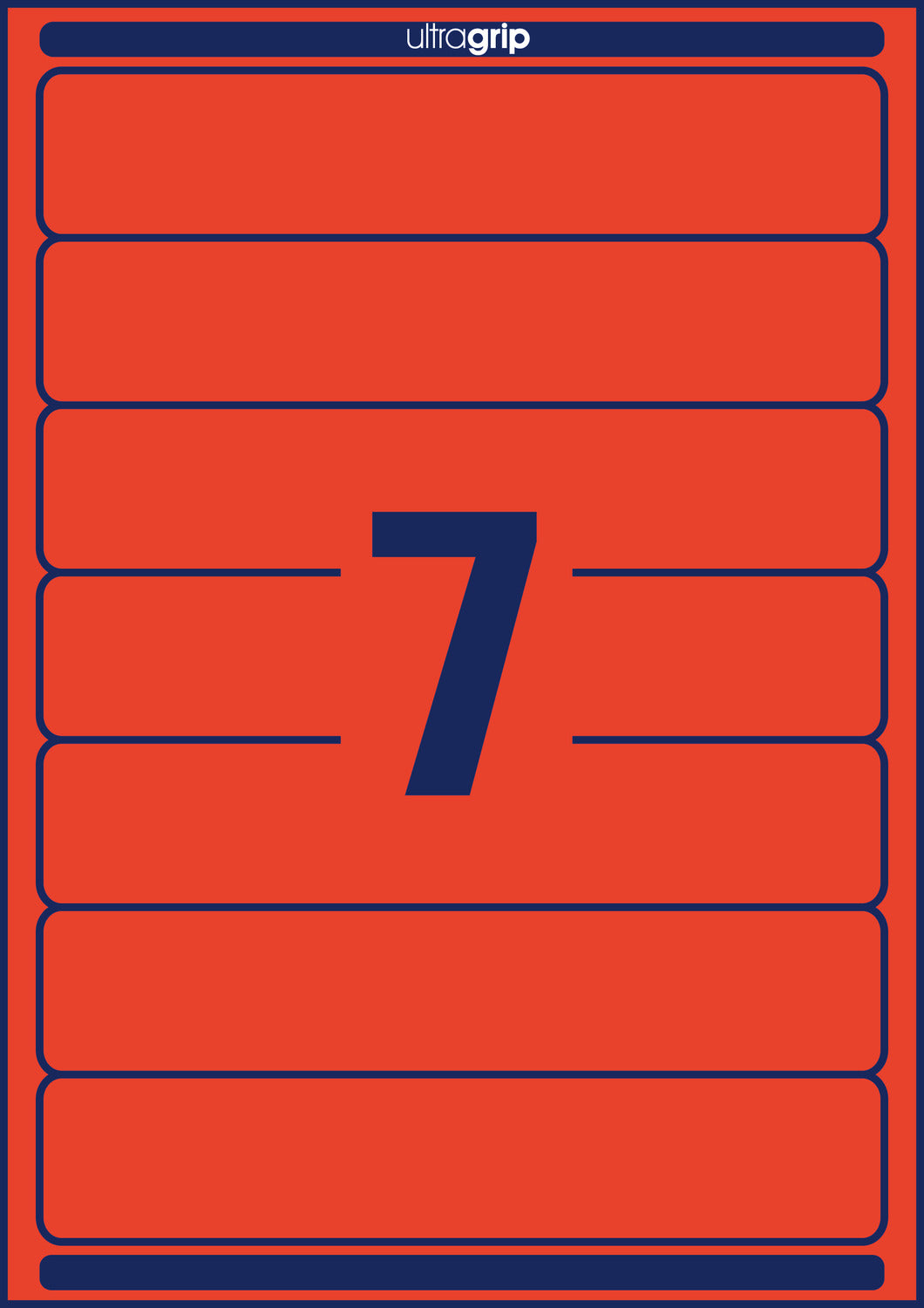 Etikete papirne barvne prekrivne za ozke registratorje Avery Zweckform, 38 x 192 mm