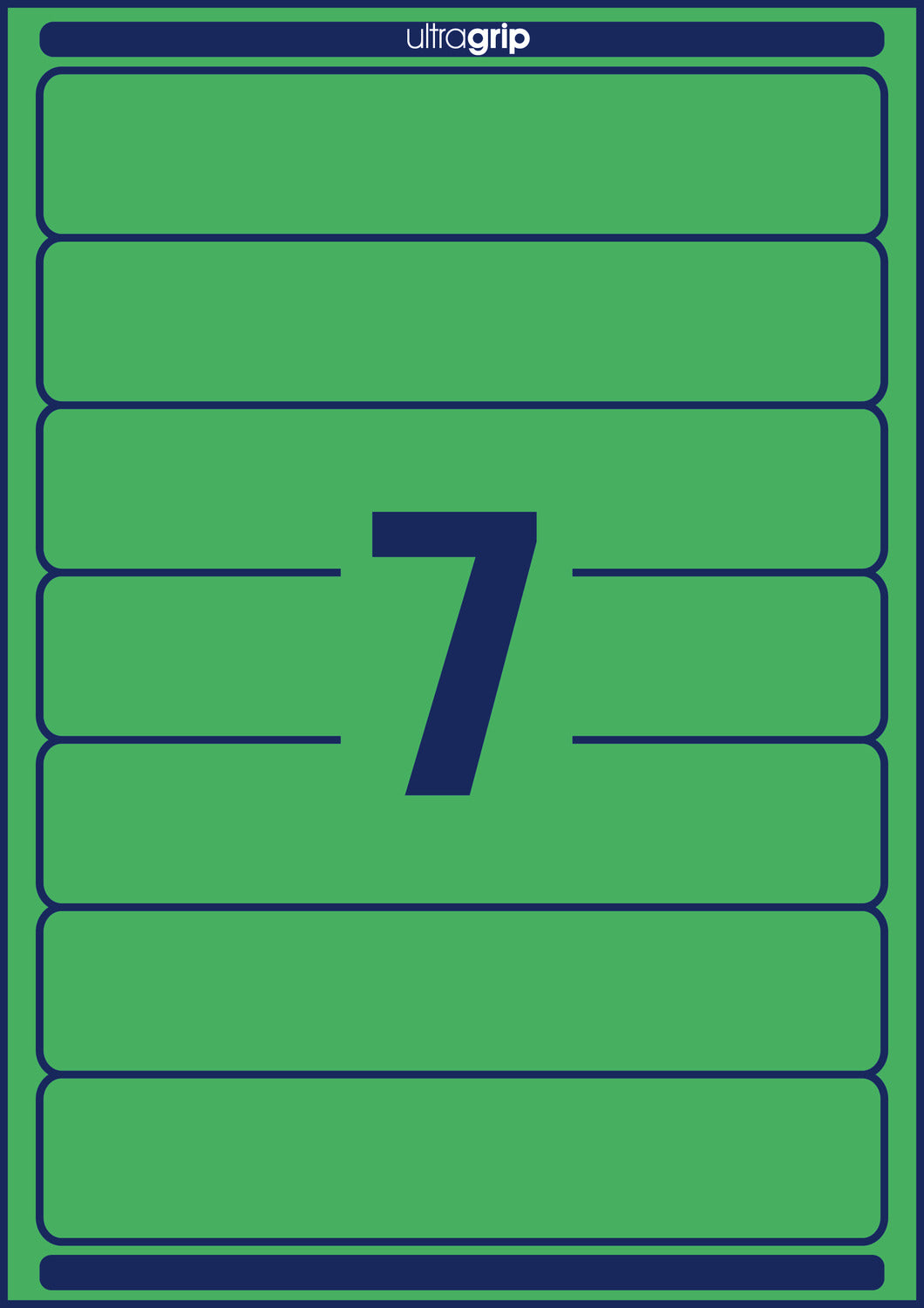 Etikete papirne barvne prekrivne za ozke registratorje Avery Zweckform, 38 x 192 mm