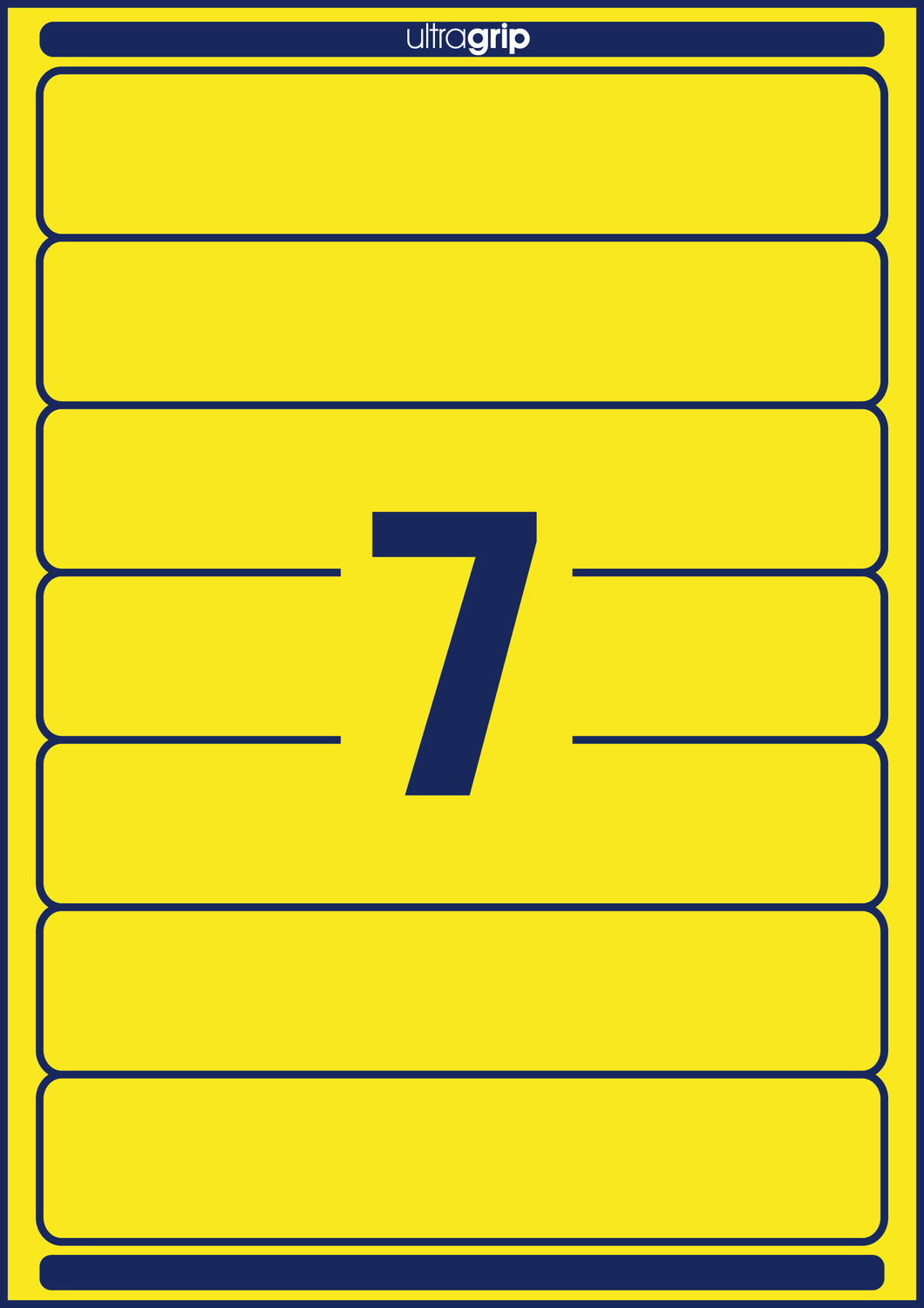 Etikete papirne barvne prekrivne za ozke registratorje Avery Zweckform, 38 x 192 mm