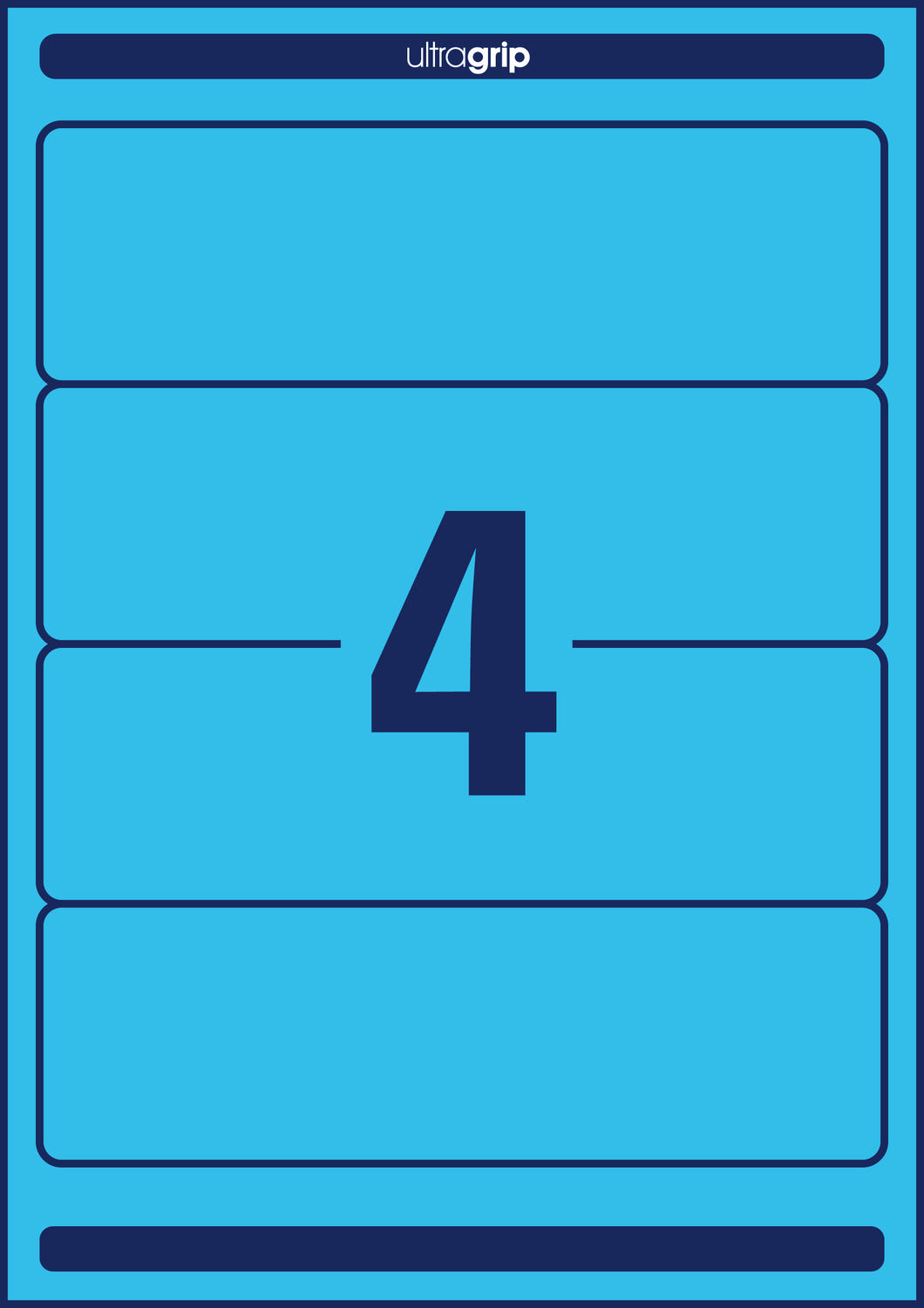 Etikete papirne barvne prekrivne za široke registratorje Avery Zweckform, 192 x 61 mm