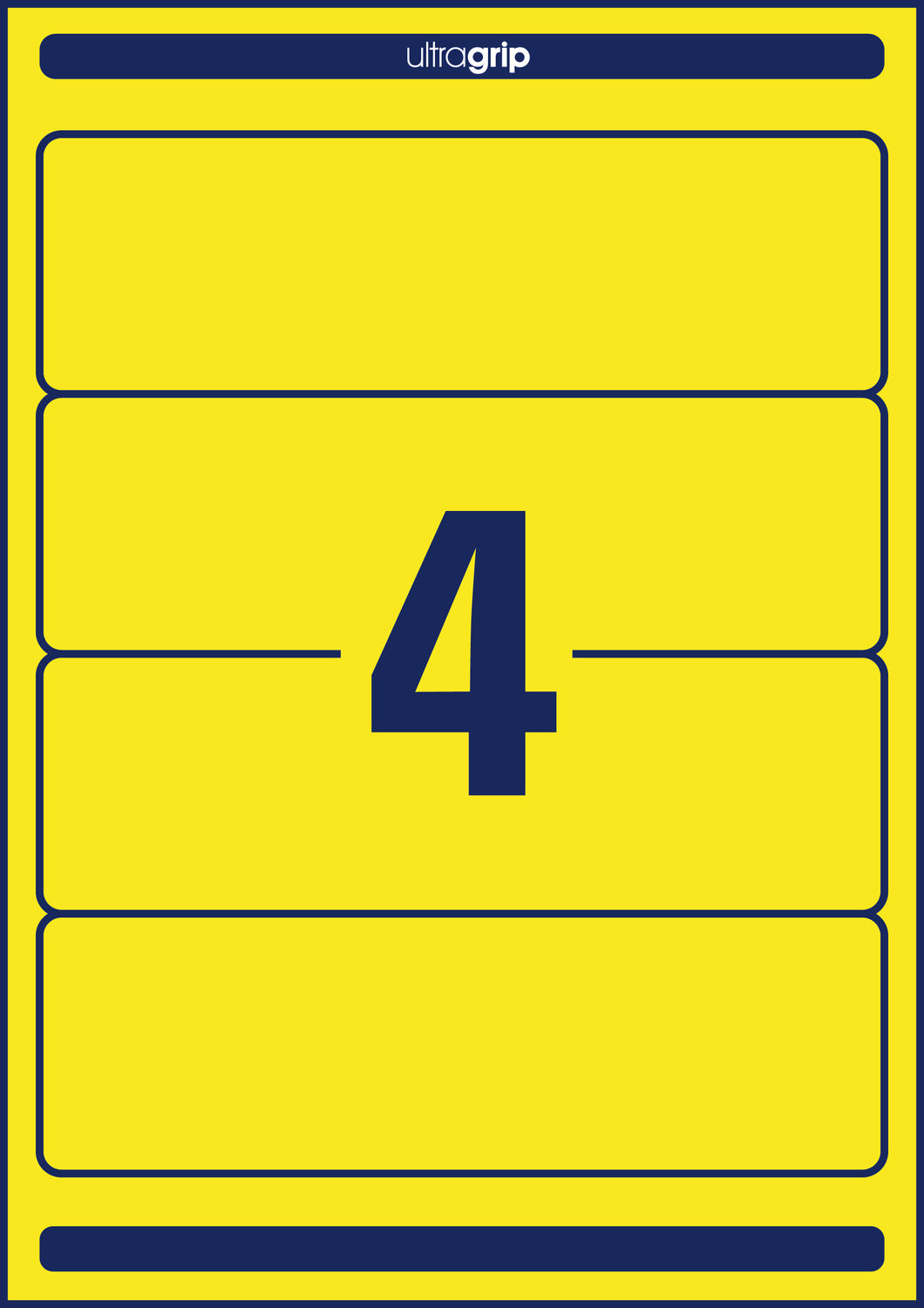 Etikete papirne barvne prekrivne za široke registratorje Avery Zweckform, 192 x 61 mm