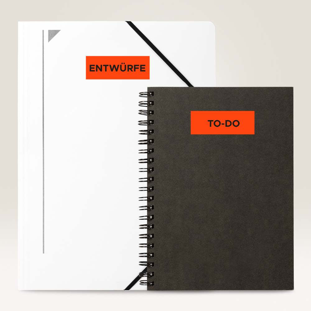 Etikete papirne neon barvne odstranljive Avery Zweckform, 210 x 297 mm