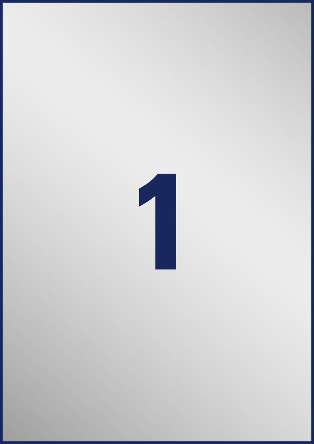 Etikete poliestrske srebrne zelo odporne Avery Zweckform L6013-20, 210 x 297 mm