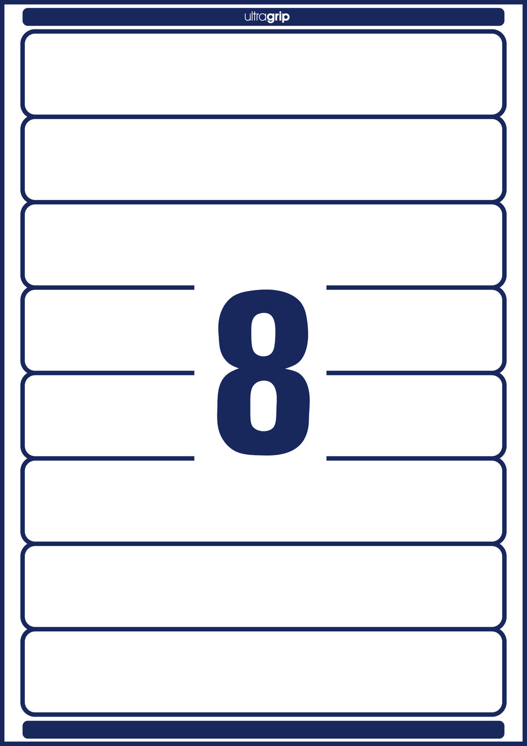 Etikete papirne bele prekrivne za ozke registratorje Avery Zweckform L6060, 192 x 34 mm