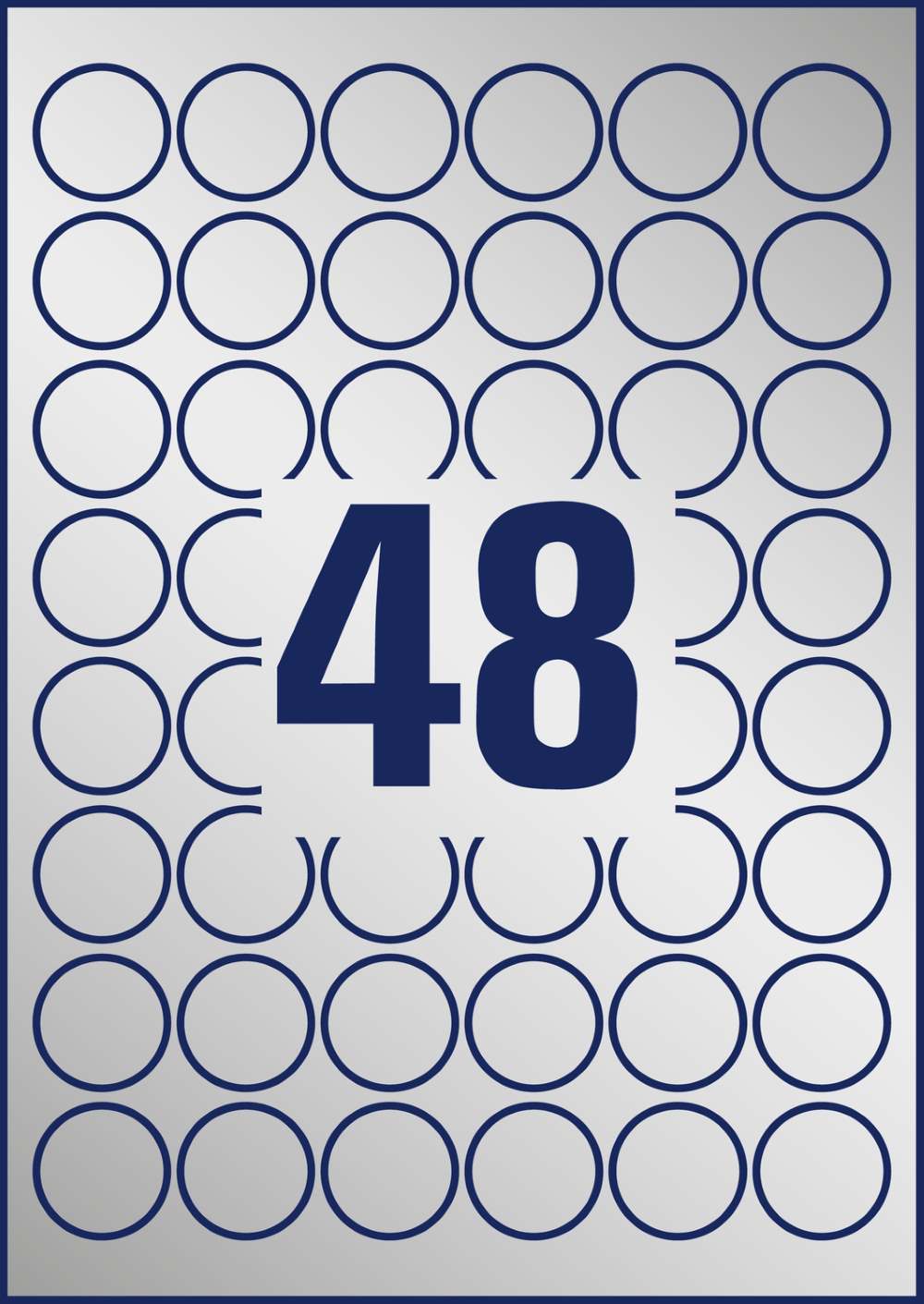 Etikete poliestrske okrogle zelo odporne Avery Zweckform, fi 30 mm