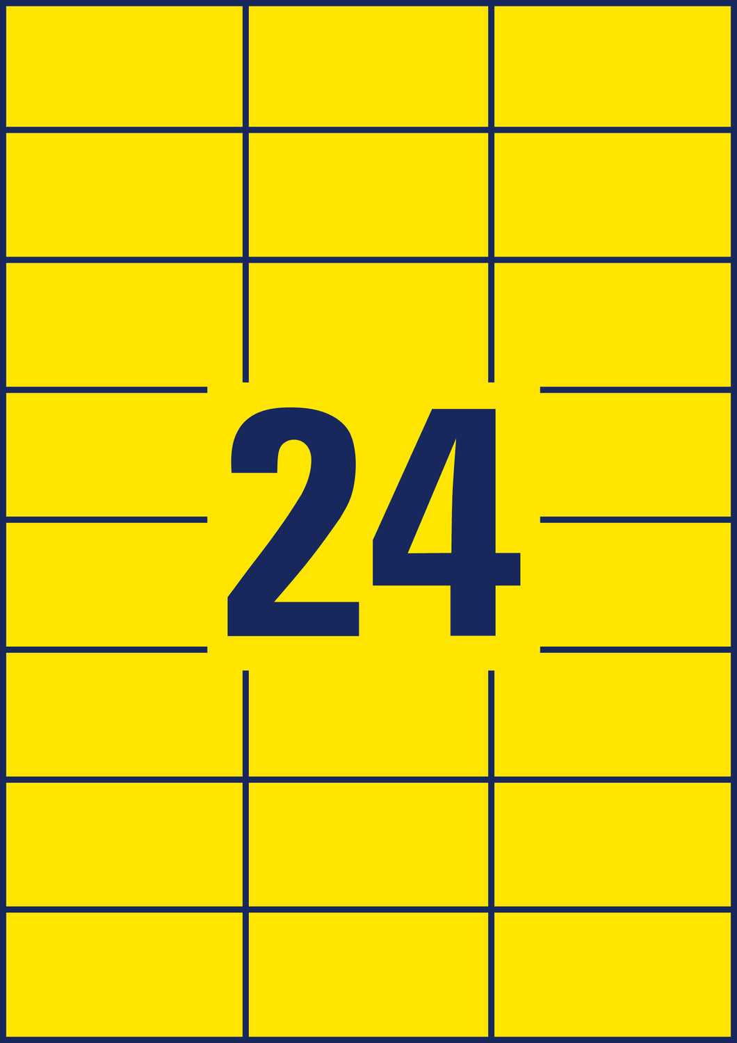 Etikete poliestrske zelo odporne Avery Zweckform, 70 x 37 mm