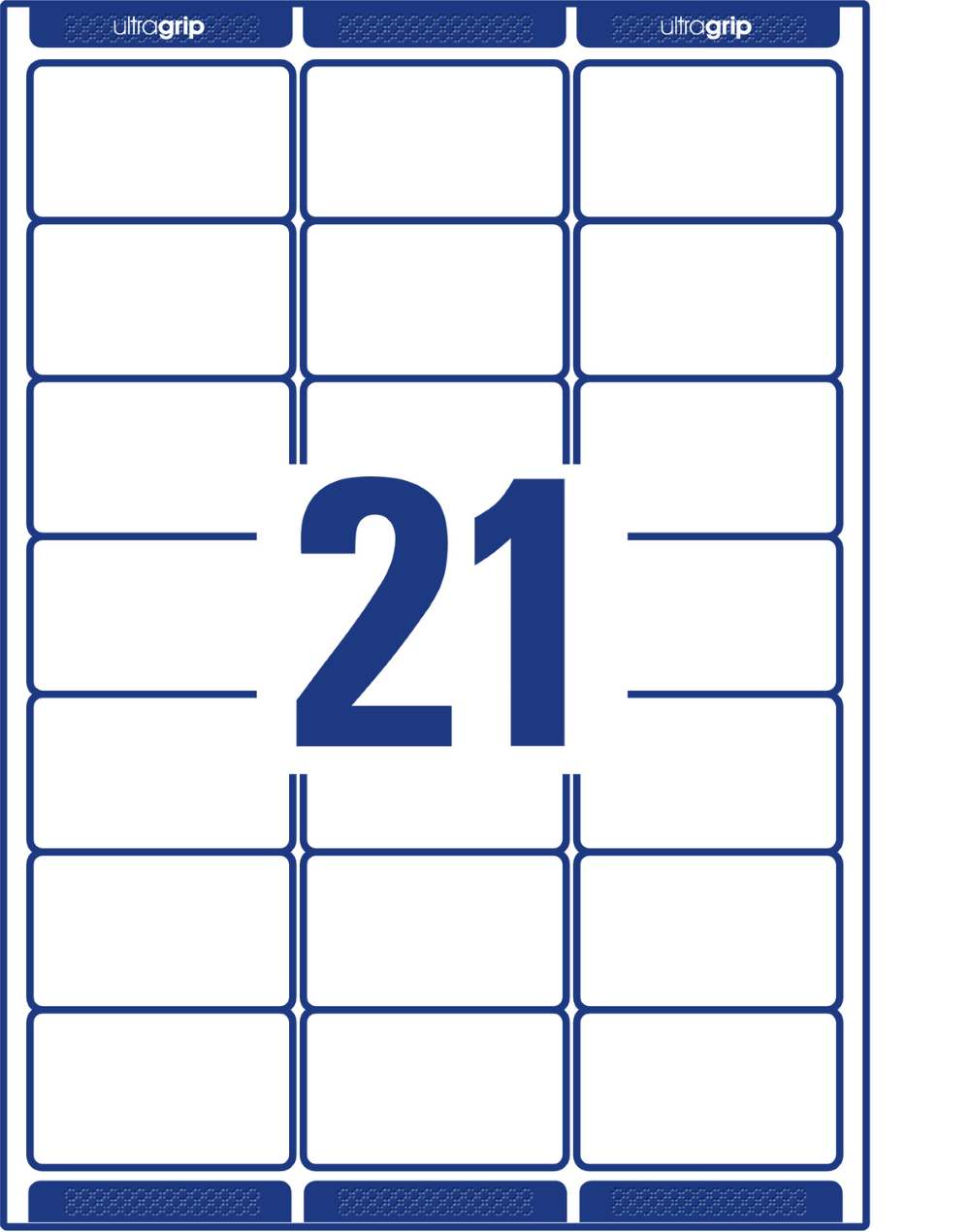 Etikete papirne bele za naslove Avery Zweckform L7160, 63,5 x 38,1 mm