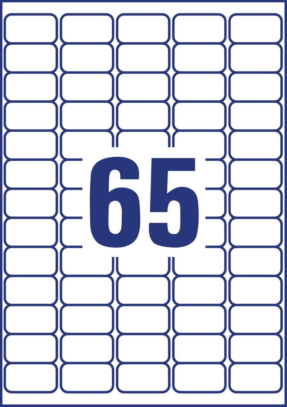 Etikete poliestrske transparentne za naslove Avery Zweckform L7551-25, 38,1 x 21,2 mm