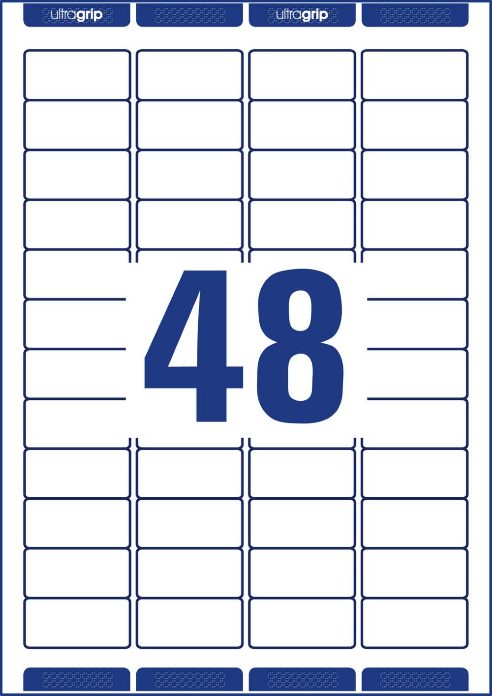 Etikete papirne bele za naslove Avery Zweckform L7636-25, 47,5 x 21,2 mm