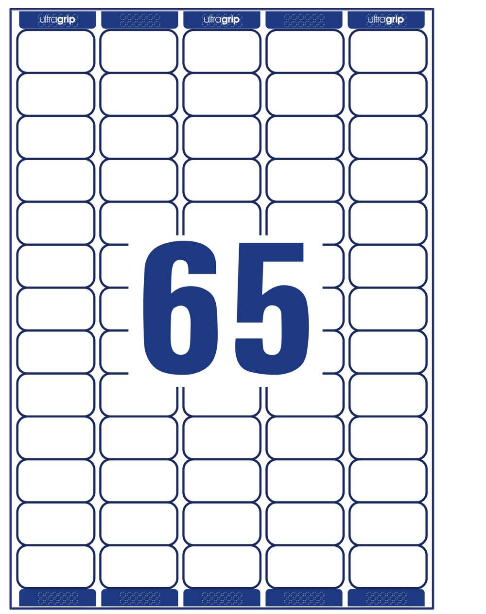 Etikete papirne bele za naslove Avery Zweckform L7651-25, 38,1 x 21,2 mm