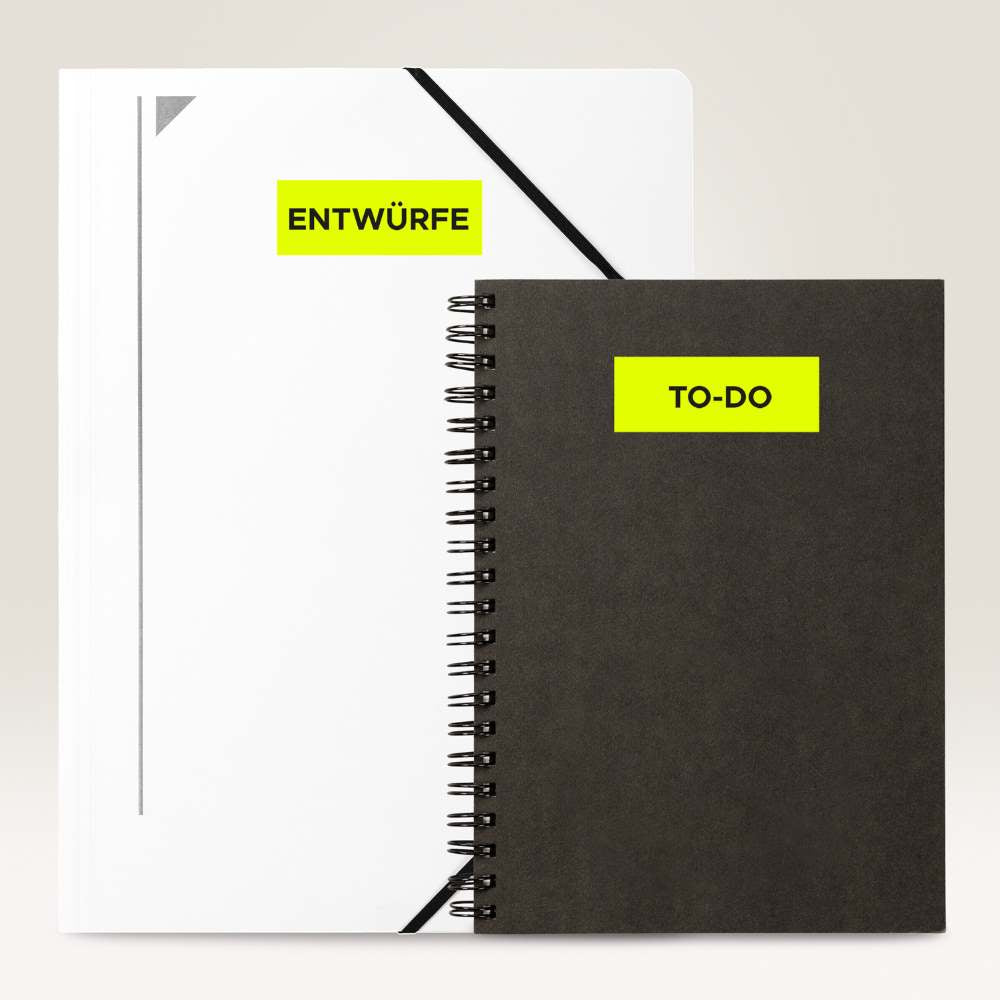 Etikete papirne neonsko rumene odstranljive Avery Zweckform L7651Y-25, 38,1 x 21,2 mm