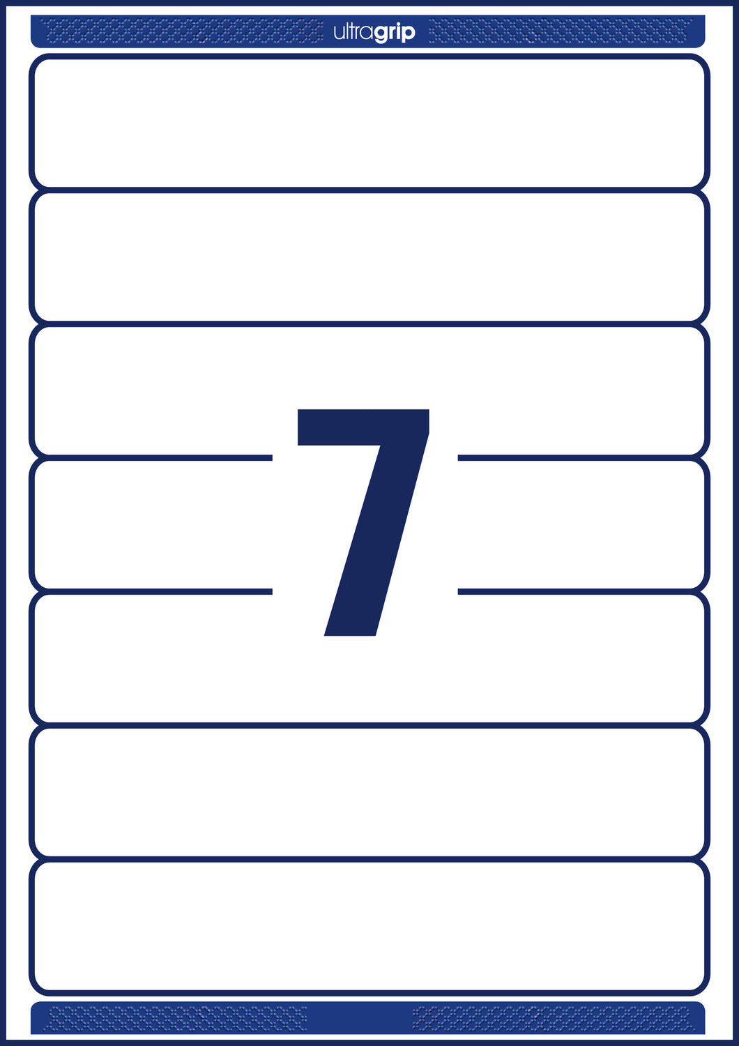 Etikete papirne bele prekrivne reciklirane za ozke registratorje Avery Zweckform LR4760-25, 192 x 38 mm