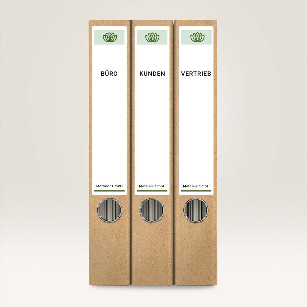 Etikete papirne bele prekrivne reciklirane za ozke registratorje Avery Zweckform LR4760-25, 192 x 38 mm