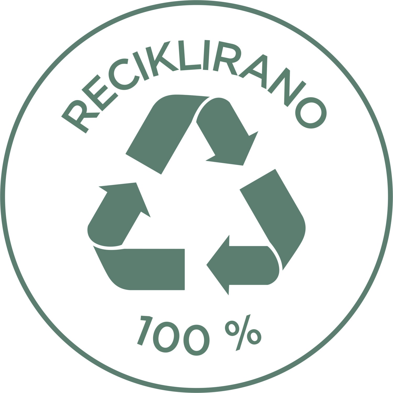 Etikete papirne bele prekrivne reciklirane za široke registratorje Avery Zweckform LR4761-25, 192 x 61 mm