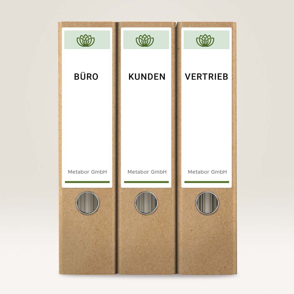 Etikete papirne bele prekrivne reciklirane za široke registratorje Avery Zweckform LR4761-25, 192 x 61 mm