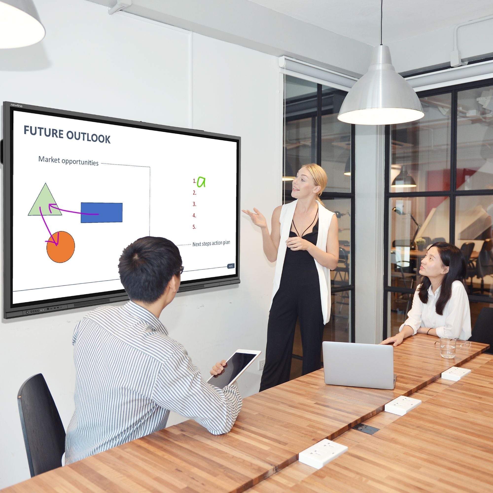 Zaslon interaktivni Newline Serija C