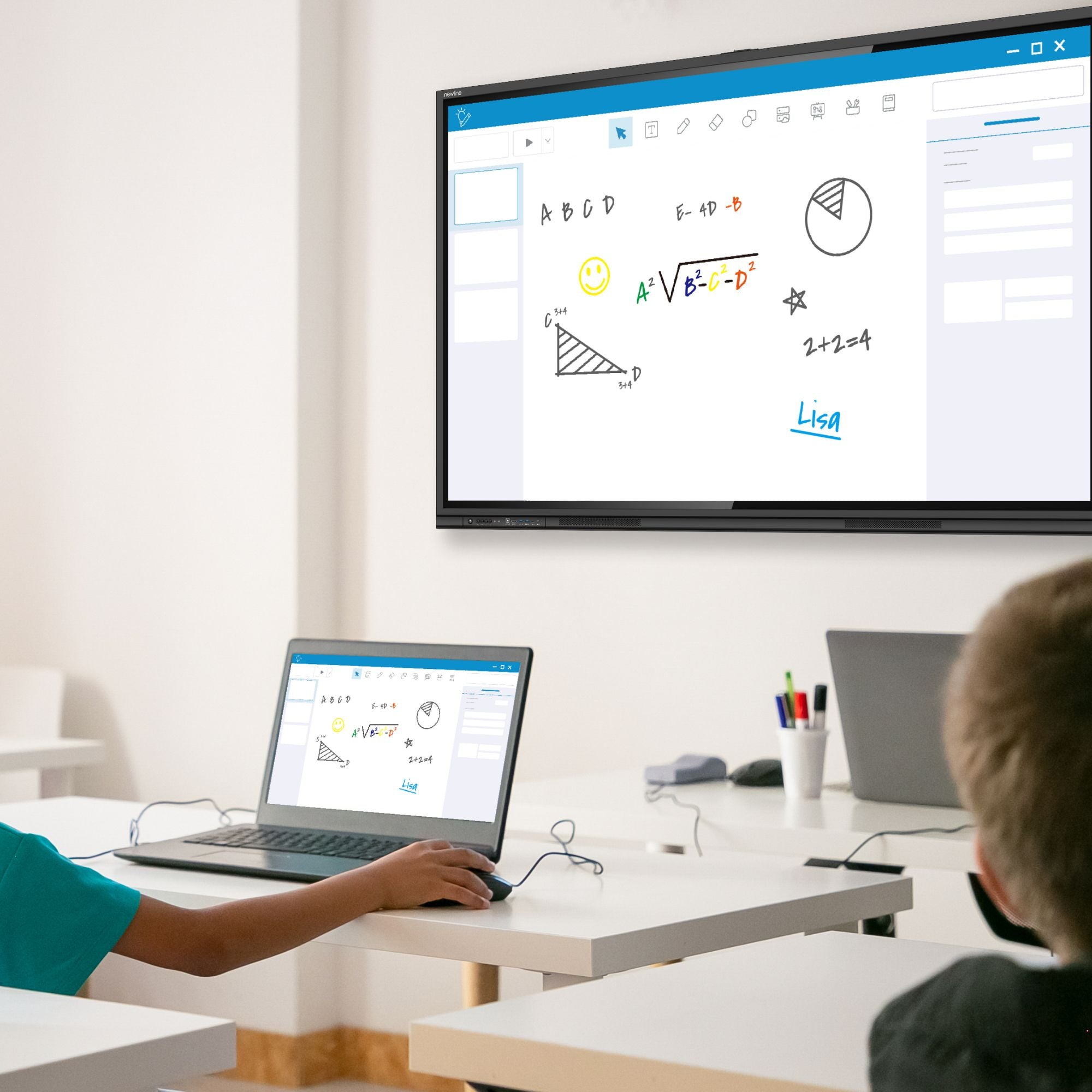 Komplet zaslon interaktivni Newline Serija C 86'' + OPS Android 15 Edla