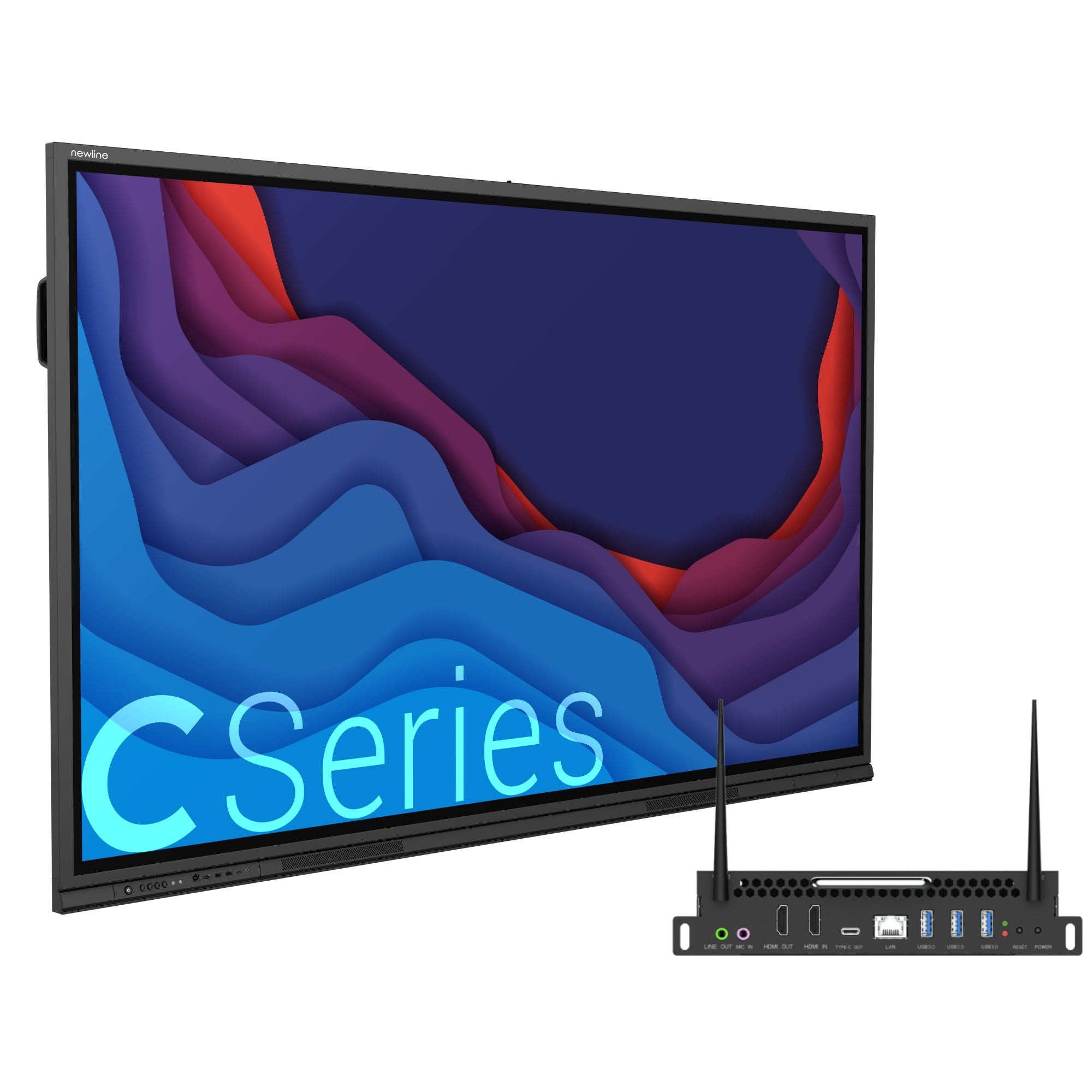 Komplet zaslon interaktivni Newline Serija C 86'' + OPS Android 15 Edla