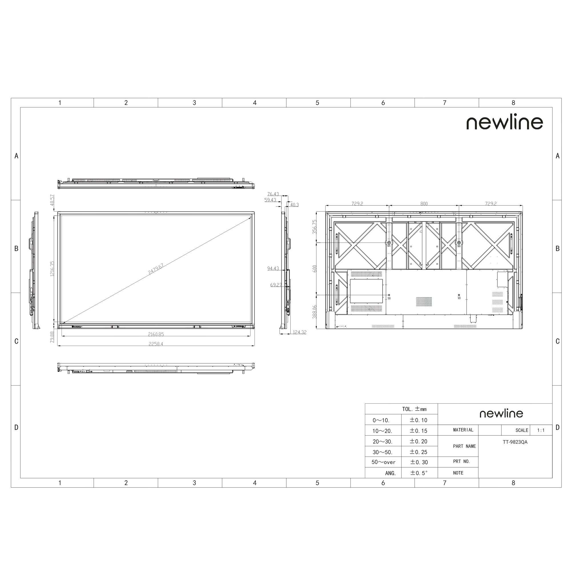 Zaslon interaktivni Newline Lyra Pro