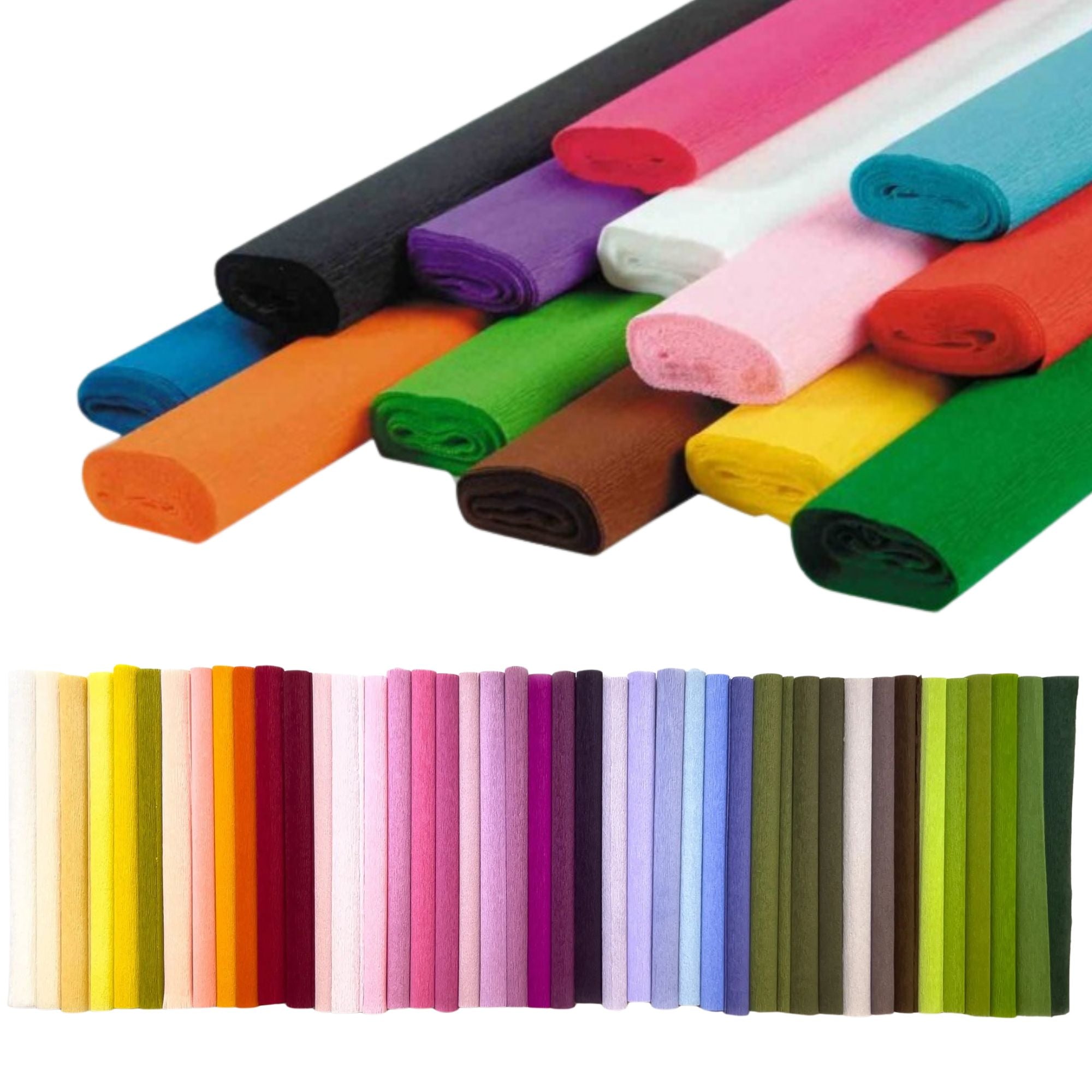 Papir krep, 50 cm x 2,5 m, 60 g, 10/1