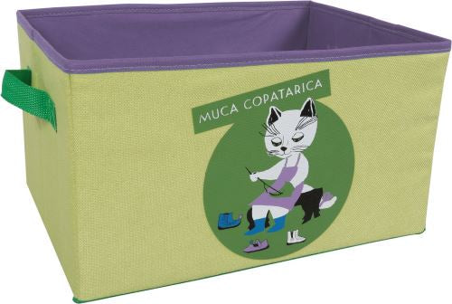 Muca copatarica, zložljiva škatla