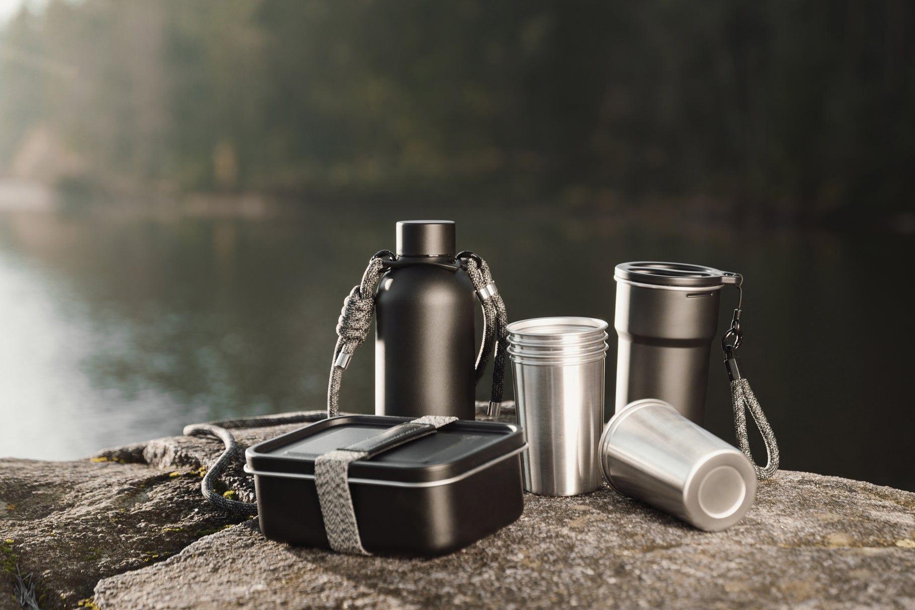 Steklenica termo Vinga Parks, nerjaveče steklo, 400 ml