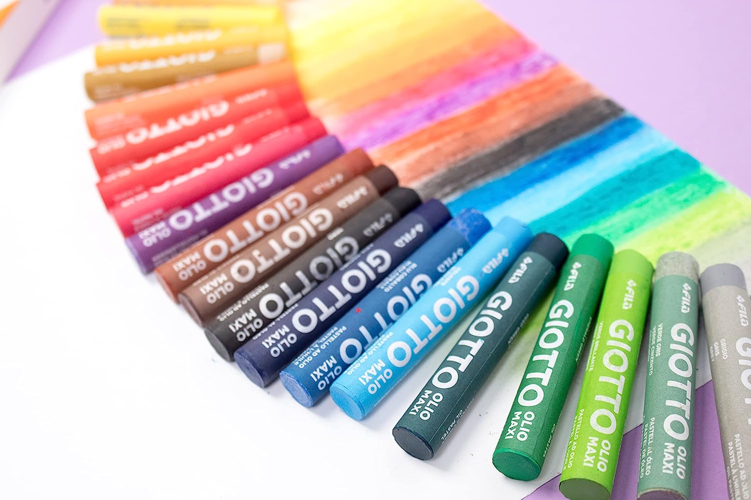 Voščenke oljne Giotto Olio, 12/24